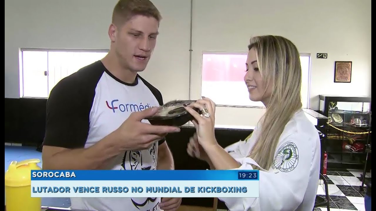 Conheça a rotina do atual campeão mundial de kickboxing