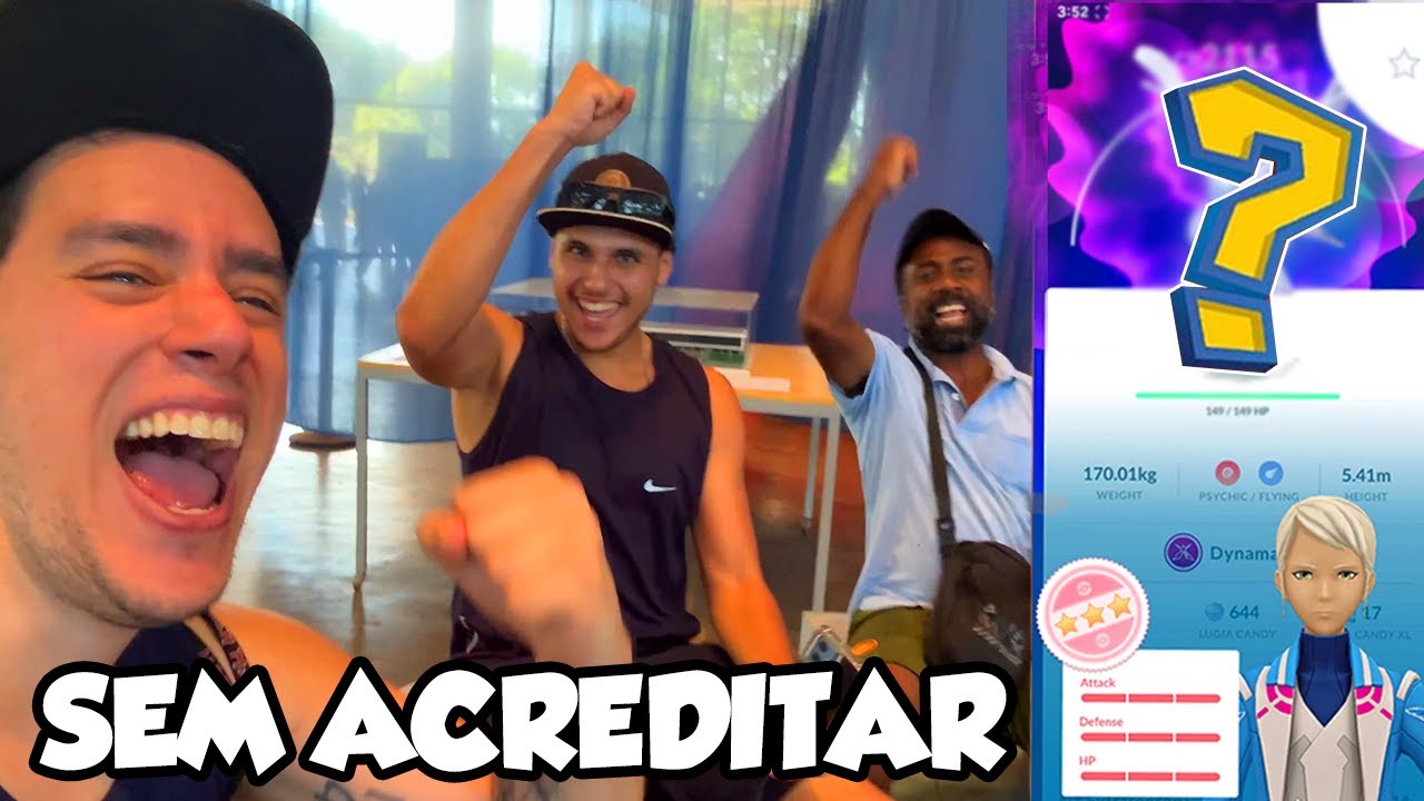 NÃO ACREDITO! CAPTUREI UM DINAMAX HUNDO ! - Pokémon GO