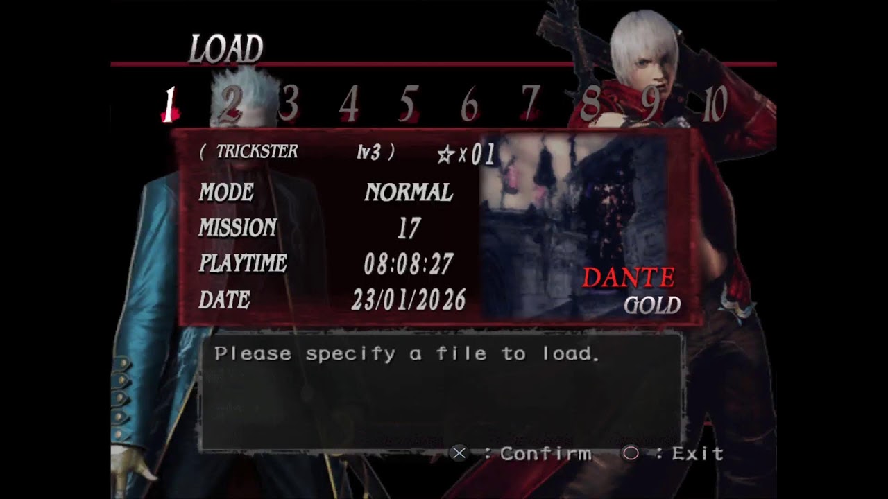 We are back on devil may cry 3