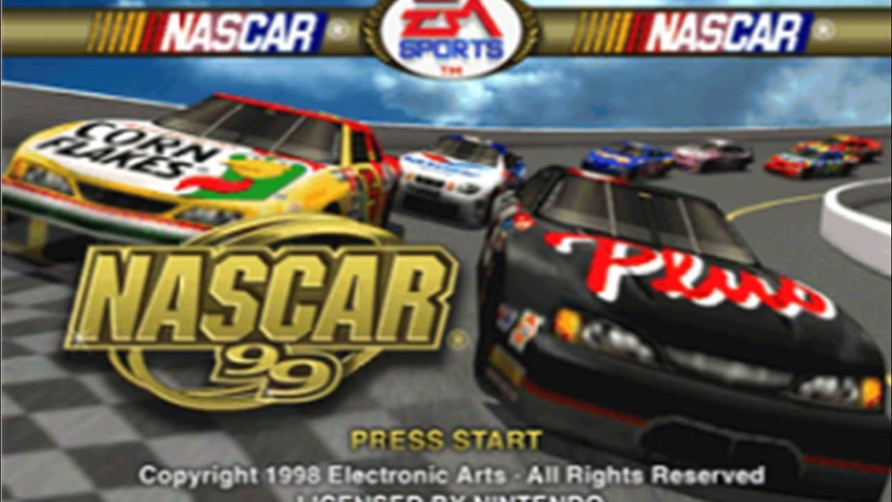 Nascar 99 (N64), попытка в режиме чемпионата, как Кайл Петти [прямая трансляция]