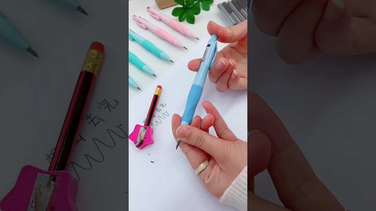 Try this sky blue pen pencil. #shorts #stationery #gadgests