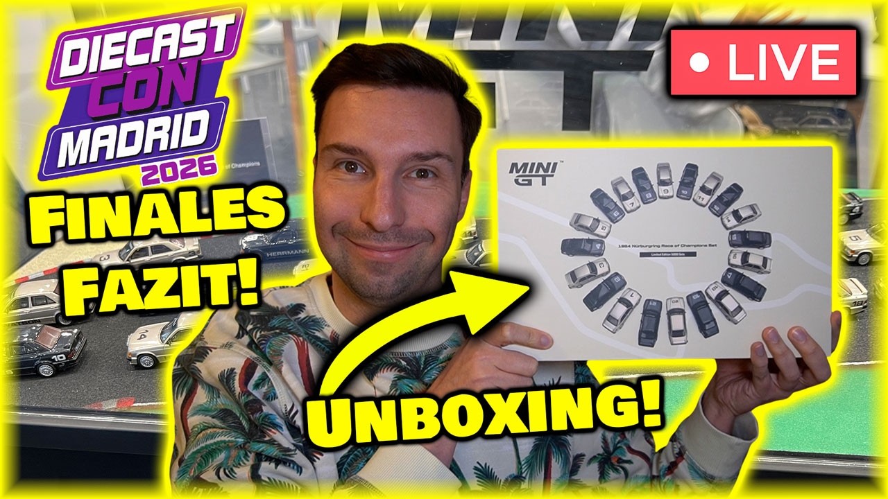 Mini GT UNBOXING & FAZIT Diecastcon Madrid