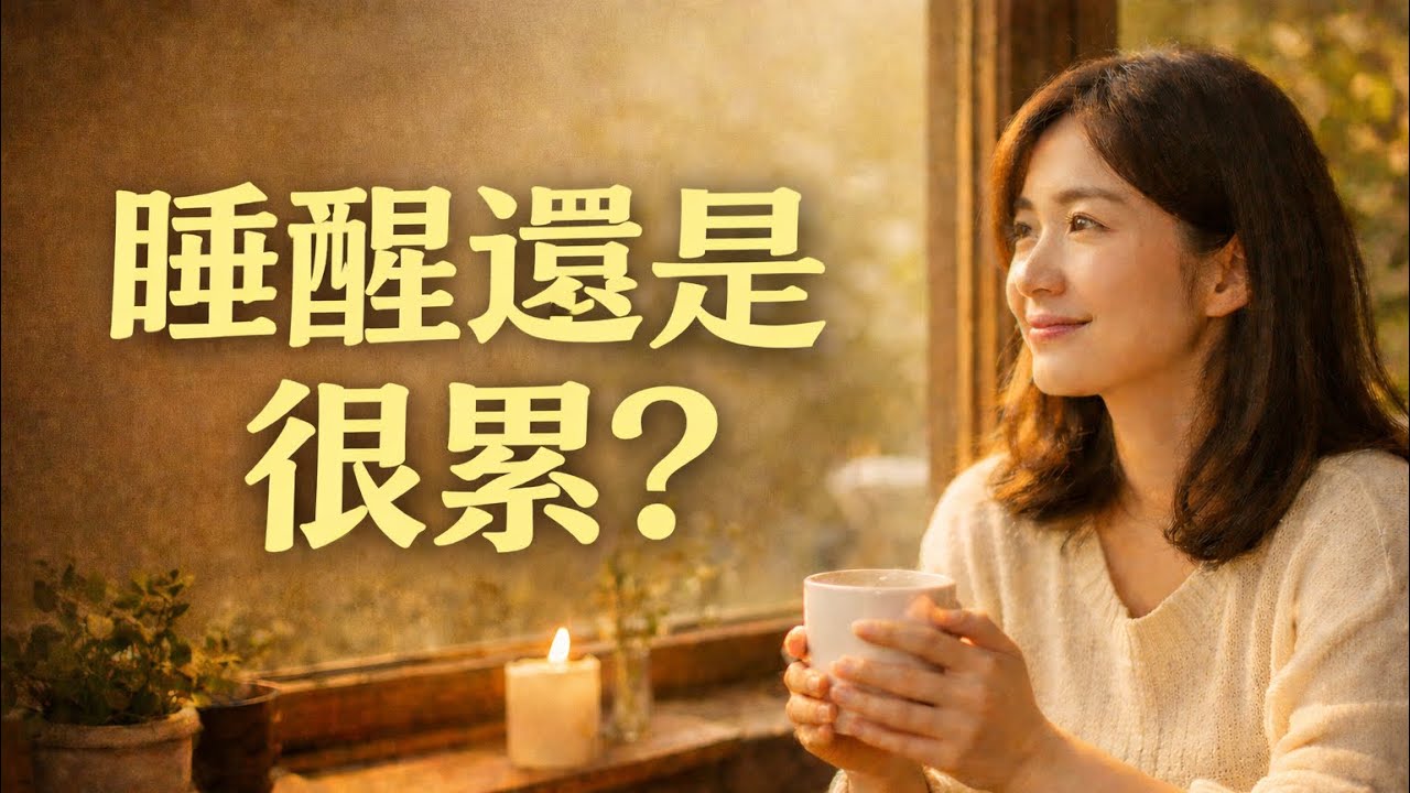 睡醒還是很累？用溫和方式慢慢養回精神｜慢養生活