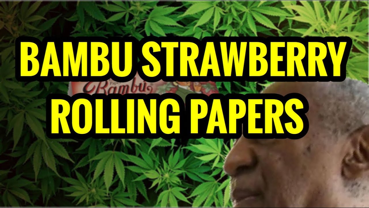 4K BAMBU STRAWBERRY FLAVORED ROLLING PAPERS