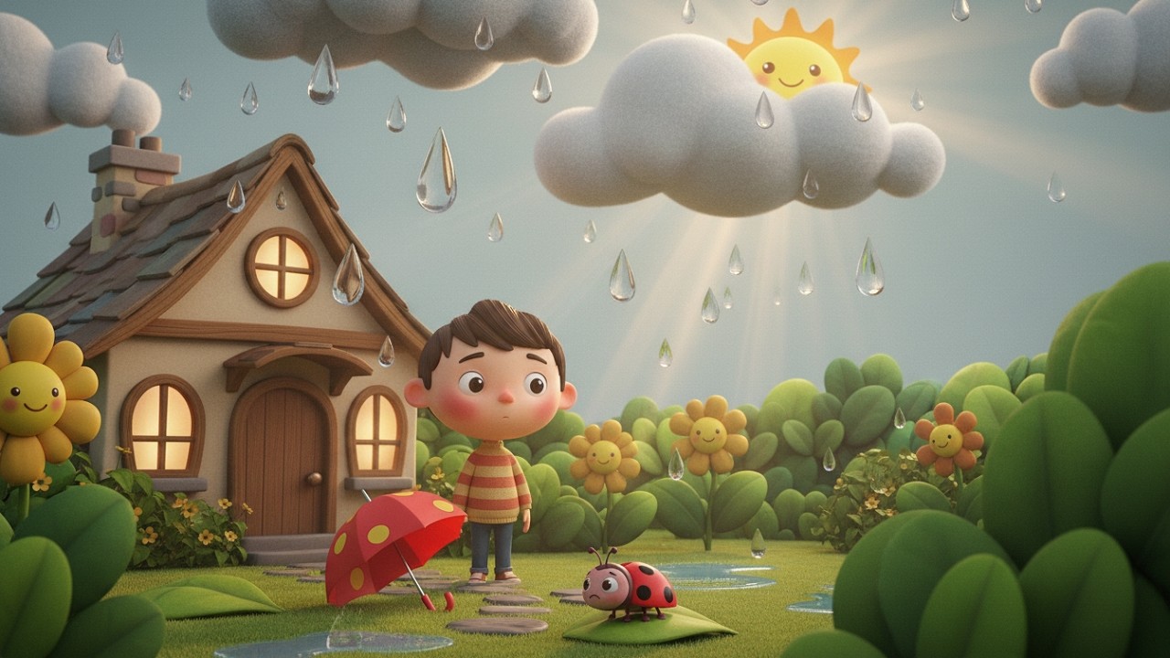 Rain, Rain, Go Away ☔ | Classic Nursery Rhyme for Kids | Sing Along Fun Song