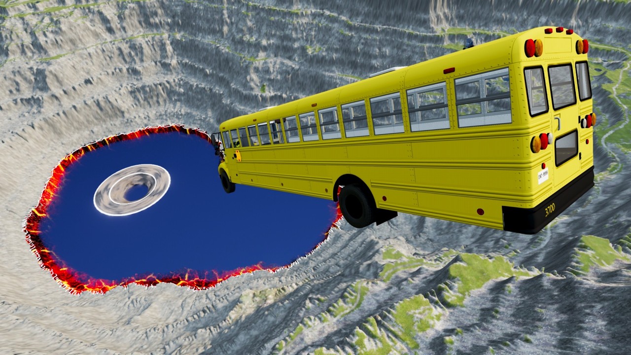 Stair Jumps Down  Car Crashes Compilation in BeamNG Drvie #084  BeamNG drive