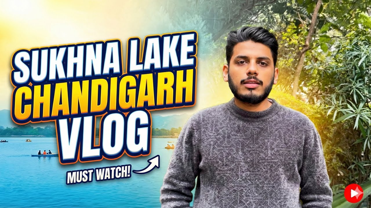 Chandigarh ka Hidden Peace Spot 🌊 | Sukhna Lake Vlog #chandigarh #vlog #chandigarhvlog 