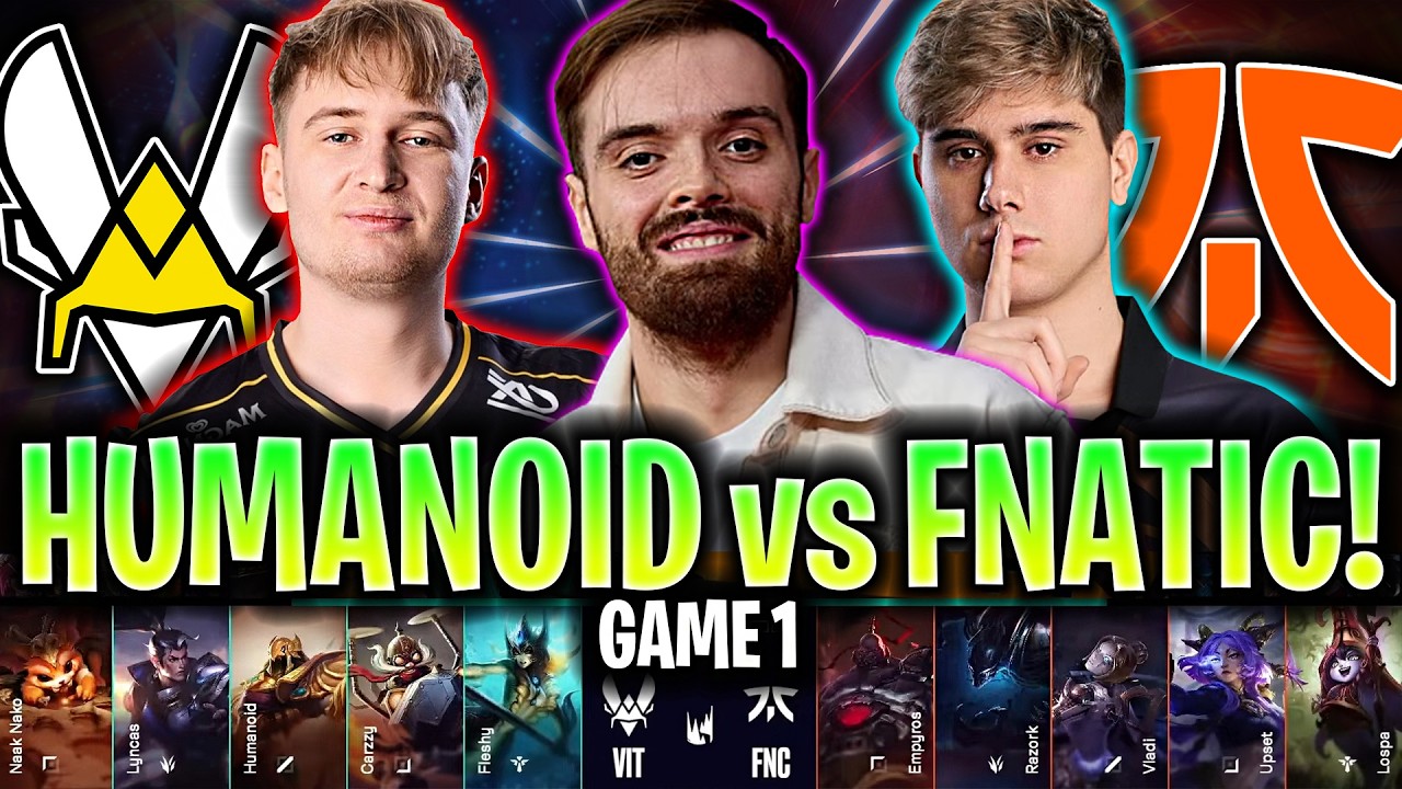 IBAI CASTEA A RAZORK Y FNATIC vs HUMANOID!😱 - VIT vs FNC Game 1 LEC VERSUS PLAYOFFS 2026 IBAI