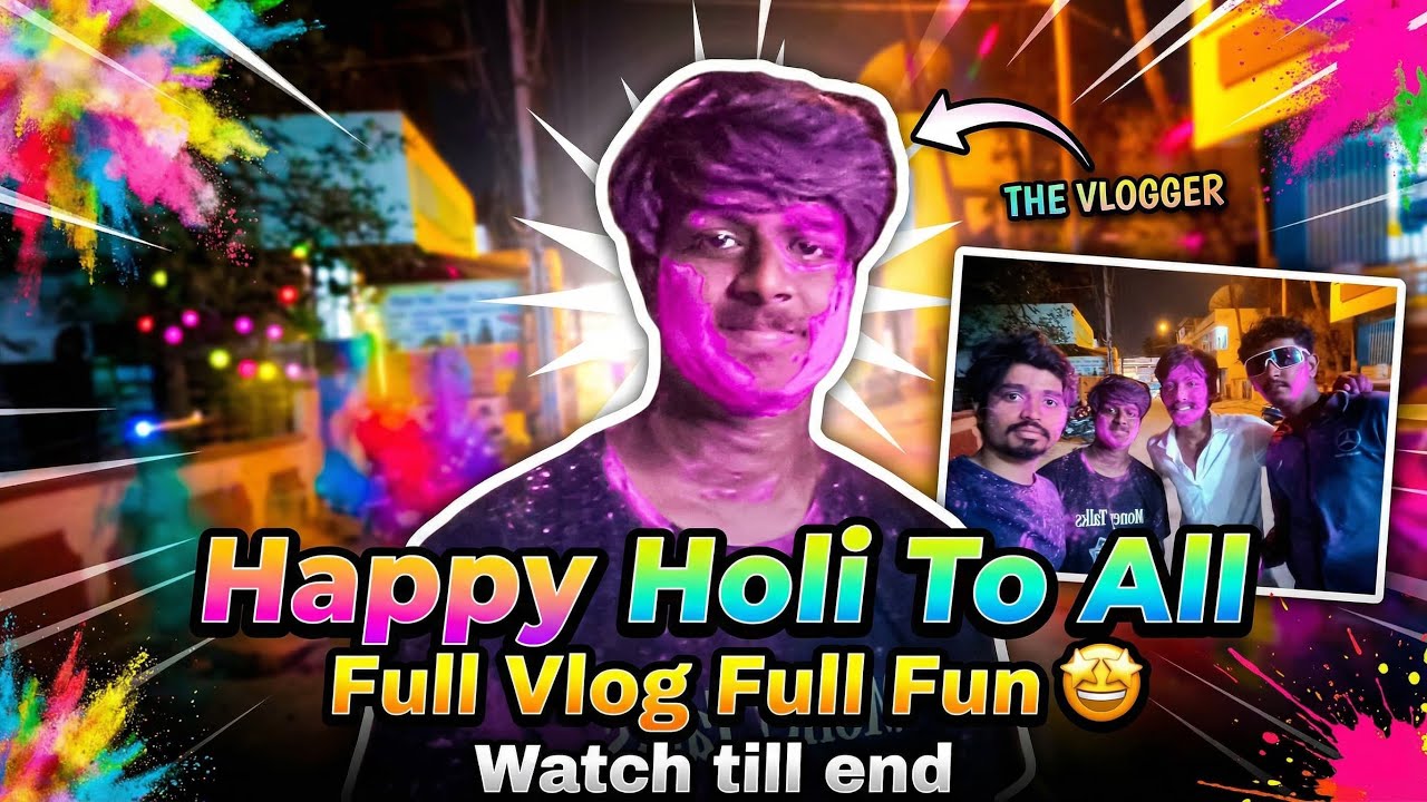 Happy Holi To all - 2026 🤩❤️‍🔥!… 