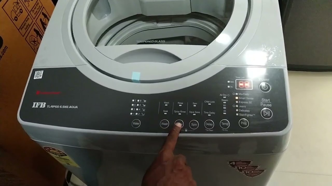 TL RPSS 6.5KG Aqua || IFB Top load washing machine demo in Tamil