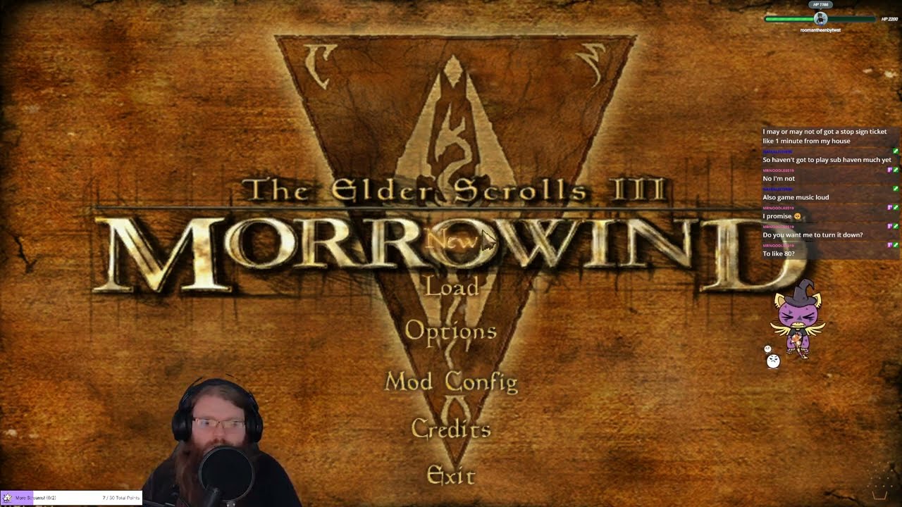 The Elder Scrolls III: Morrowind (Stream 2) | Stream Survives RPGs #1 (Twitch VOD)