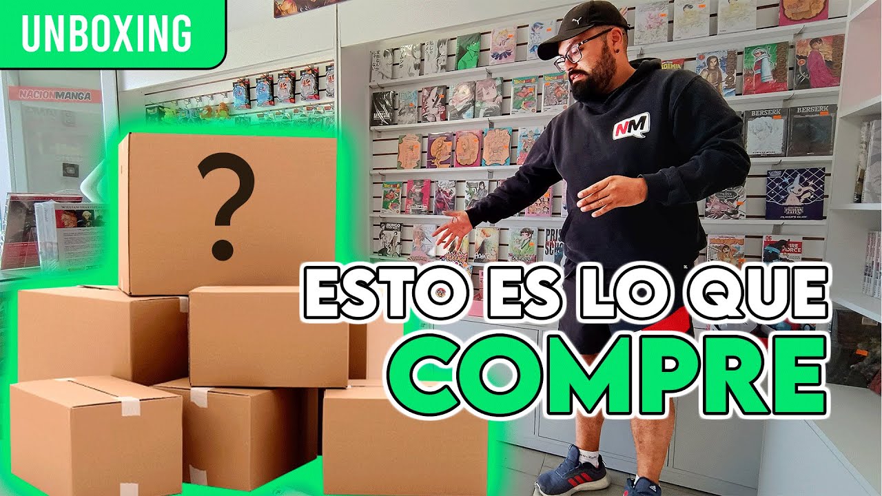 UNBOXING Lo que llega a una TIENDA de MANGAS