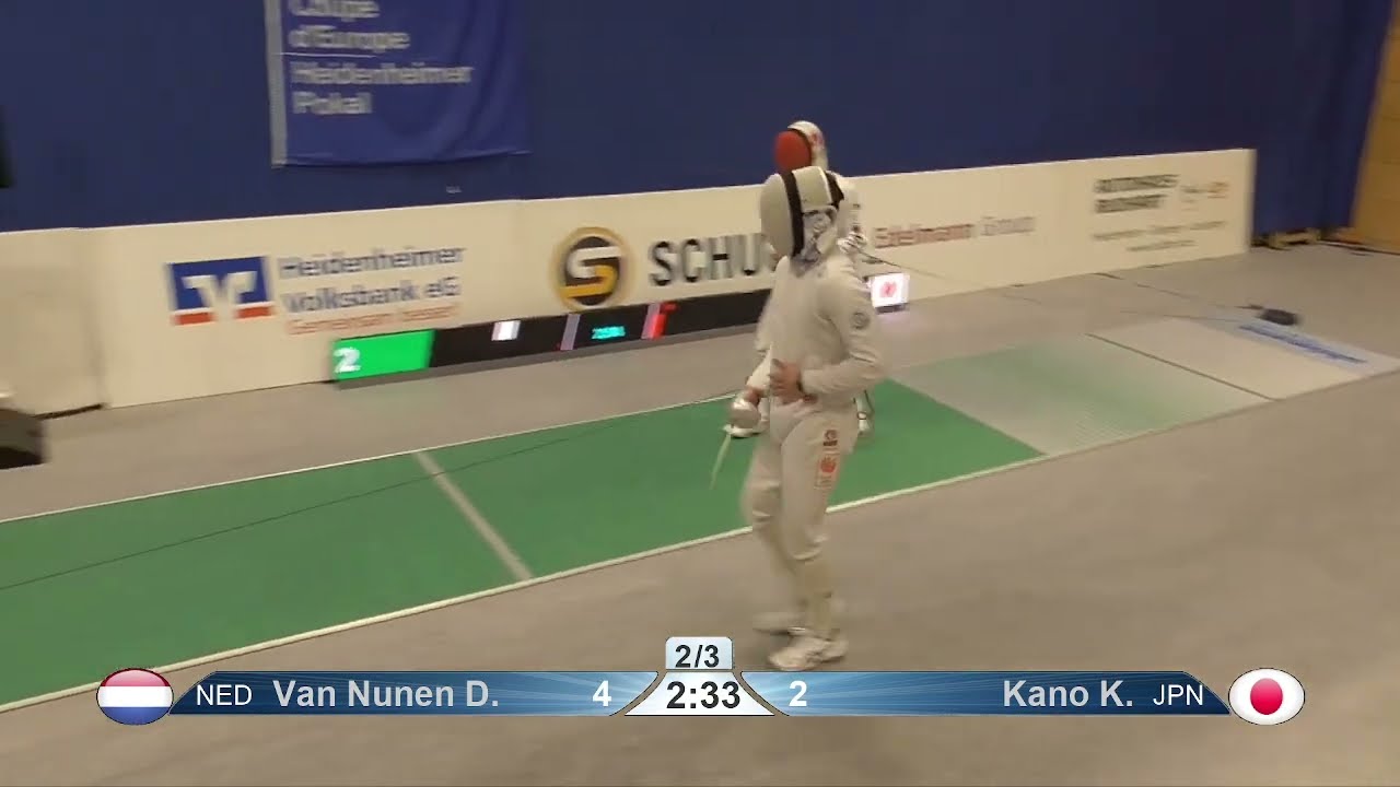 2023 98 T08 03 M E Individual Heidenheim GER WC GREEN KANO JPN vs VAN NUNEN NED