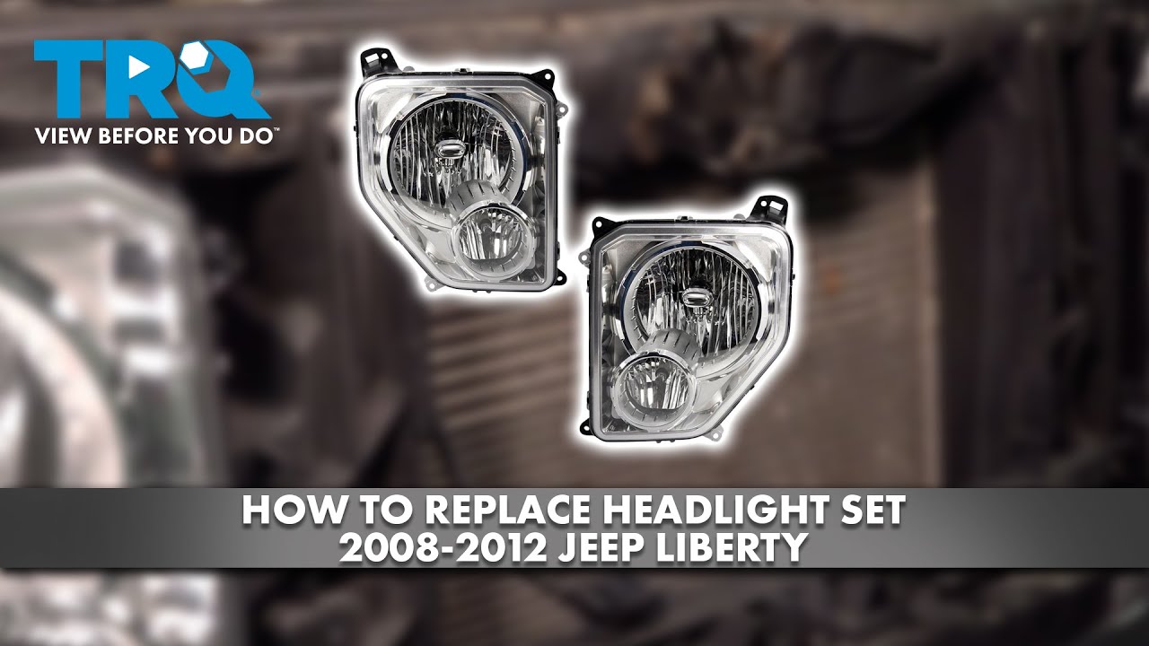 Как заменить фары на Jeep Liberty 2008-2012 годов