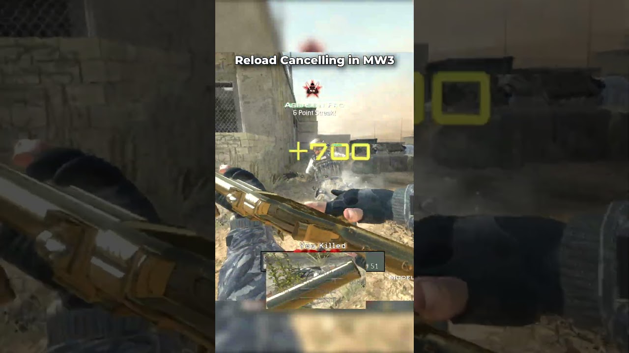 Reload Cancelling in MW3 😂 #callofduty #nostalgia