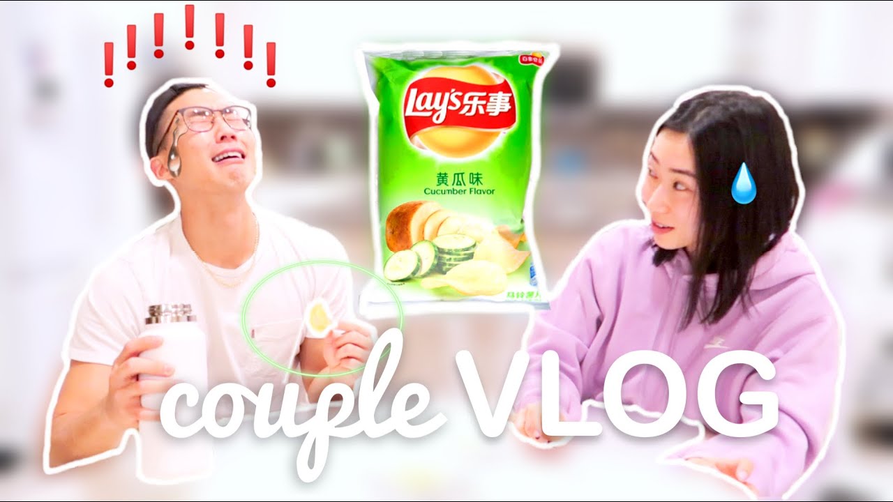 он НЕНАВИДИТ огурцы... / видеоблог пары