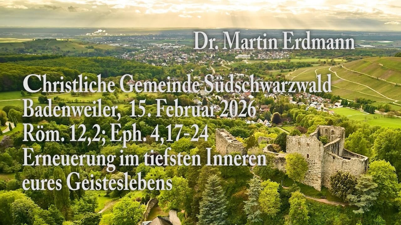 Erneuerung im tiefsten Inneren des Geisteslebens