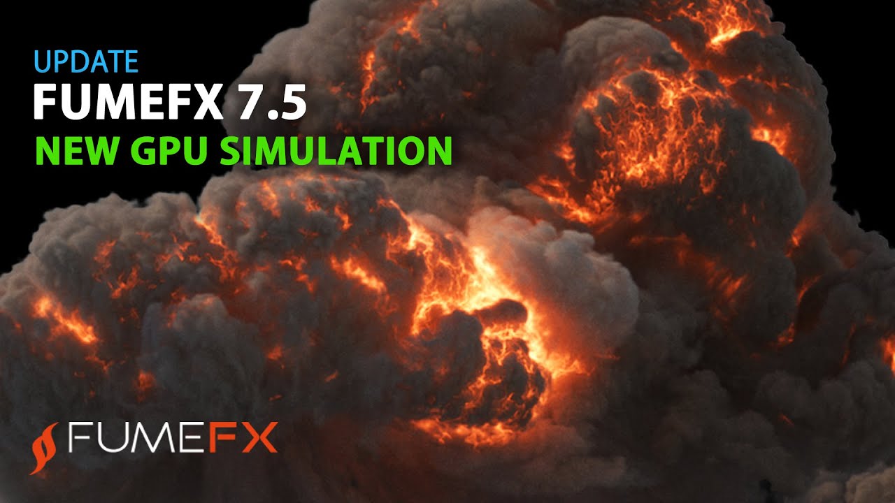 FumeFX 7.5 GPU Fluid Simulation - 3ds max plug-in