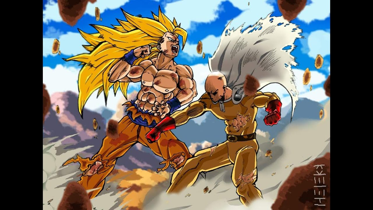 Goku (Jade) vs Saitama (All Day Anime)