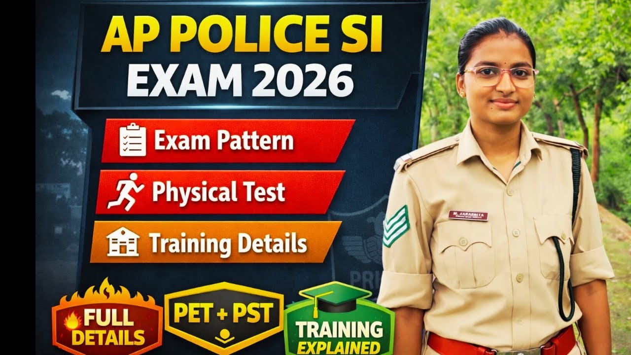 AP police SI exam pattern #appolice #apsi #police #exampattern #apjobs 