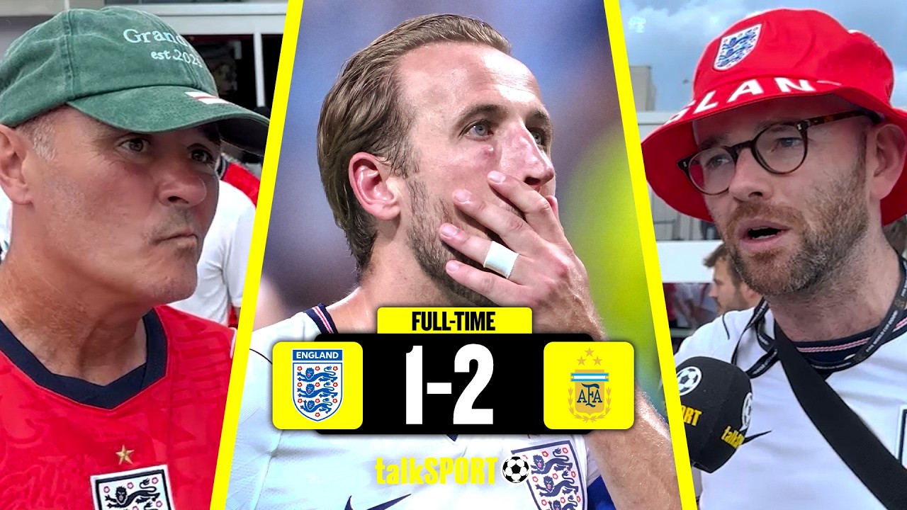 England Fans REACT To CRUSHING 2-1 Loss to Argentina in World Cup Semi-Final