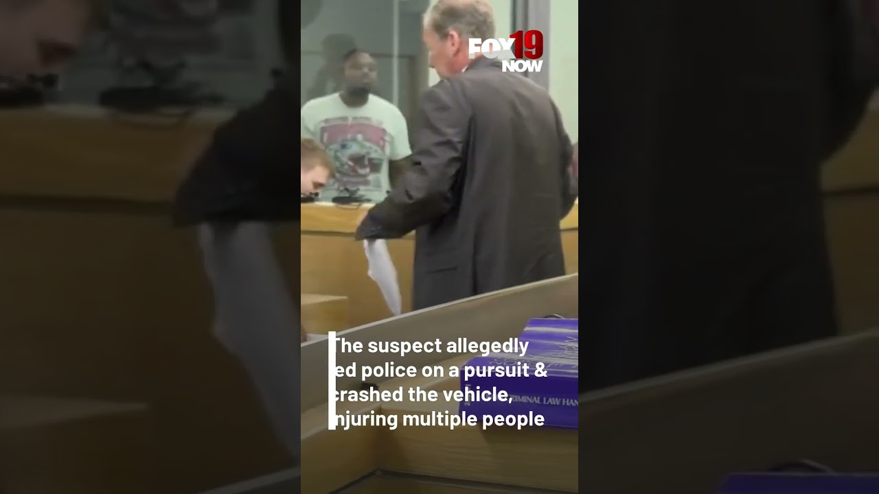I-75 police pursuit suspect flips out in court