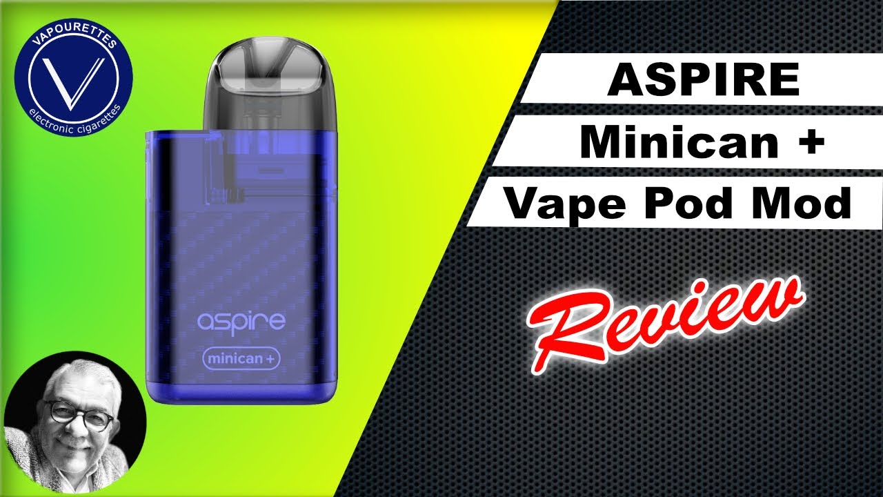 Aspire Minican plus vape pod mod review | 850mAh | 0.8&Omega; pod | Type C | MTL