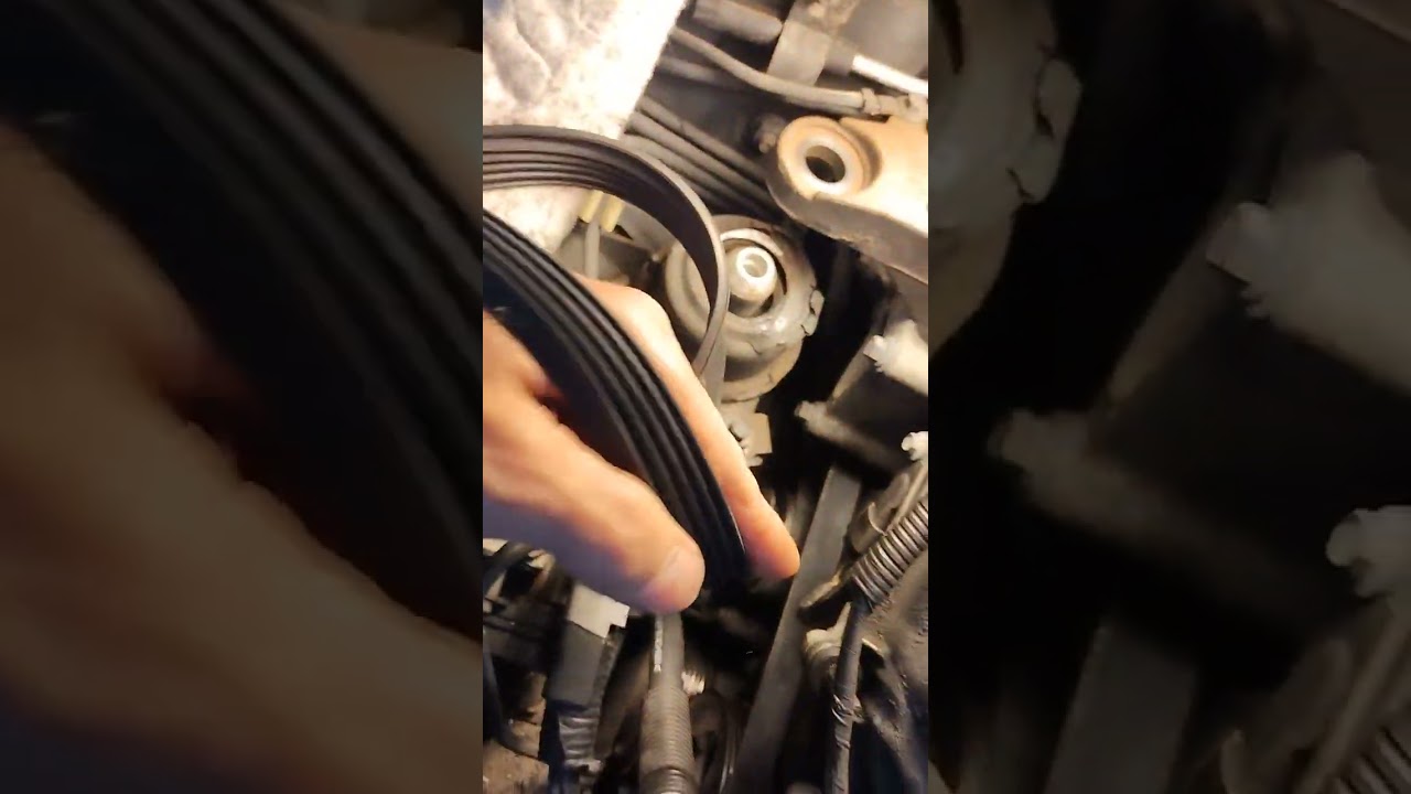 how to replace the serpentine belt on a Mazda 6