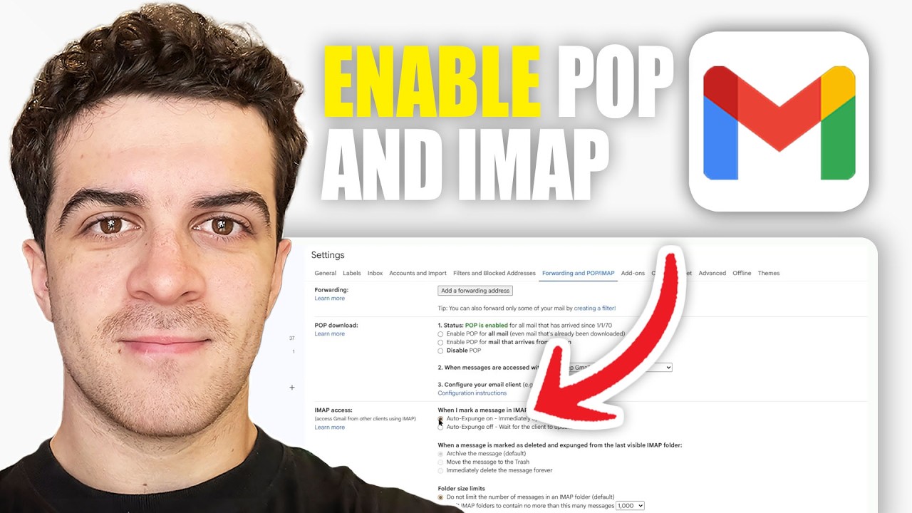 Как включить POP и IMAP в Gmail (руководство 2026 года)