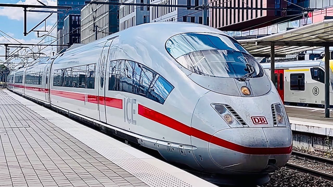 Trains at Leuven Station (4K)