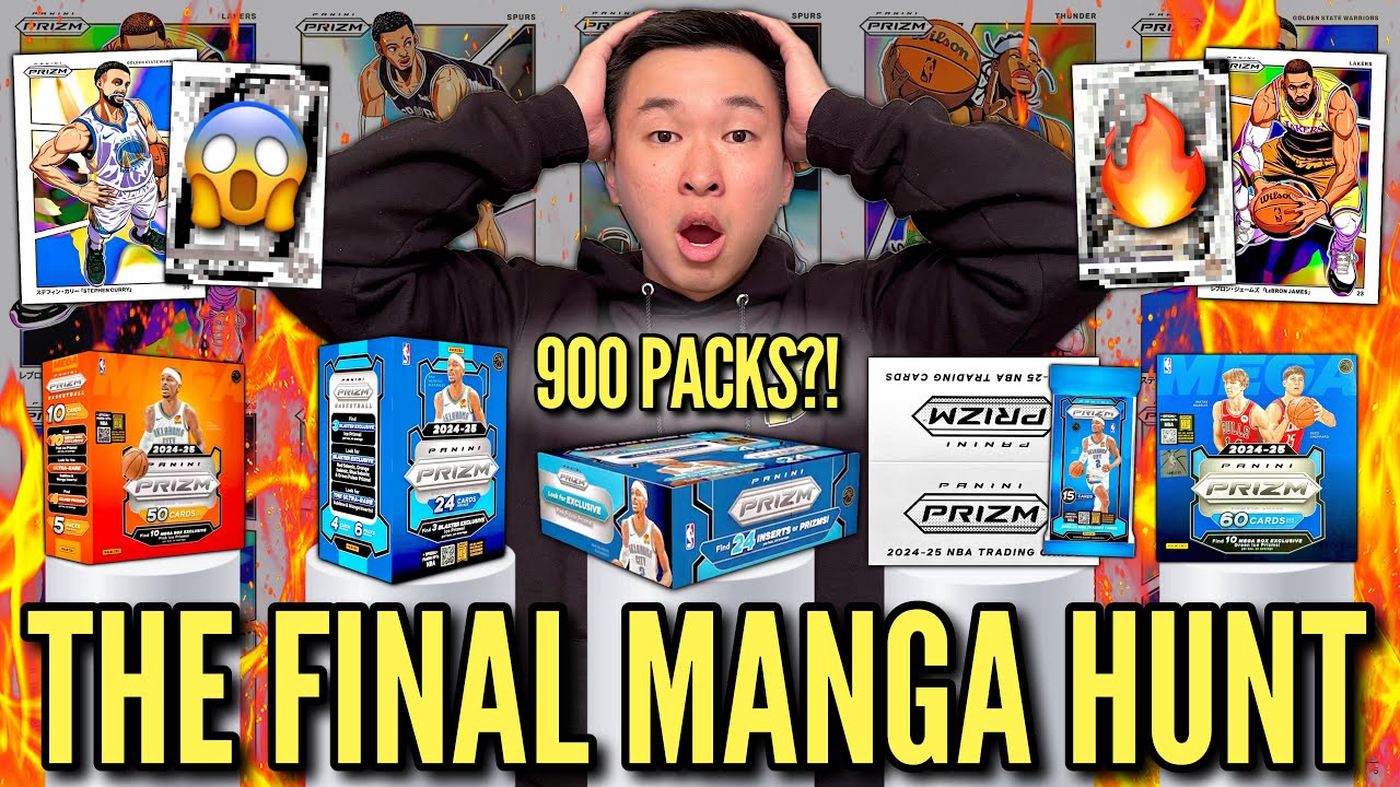 THE PRIZM MANGA HUNT TO END ALL MANGA HUNTS (900 PACKS OF MADNESS)! 😱🔥