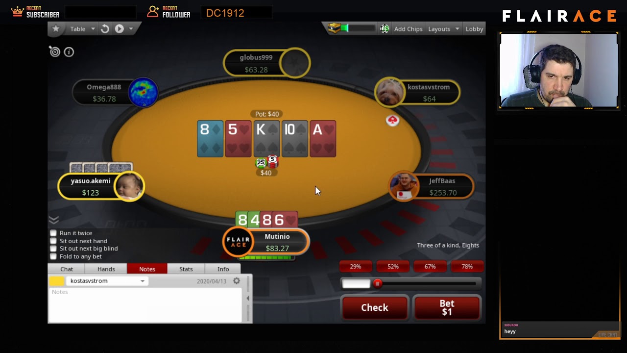 13.04 session PLO 100 reg tables