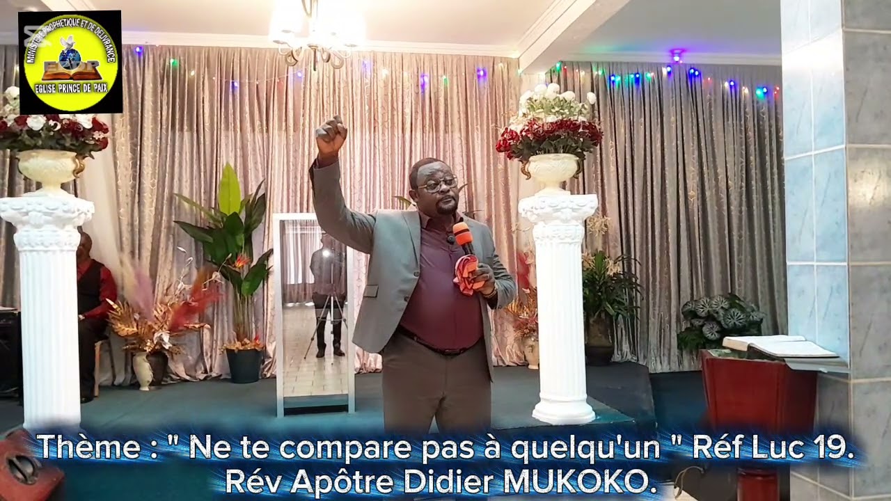 Culte de ce dimanche 11/01/2026 avec Apôtre Didier MUKOKO 