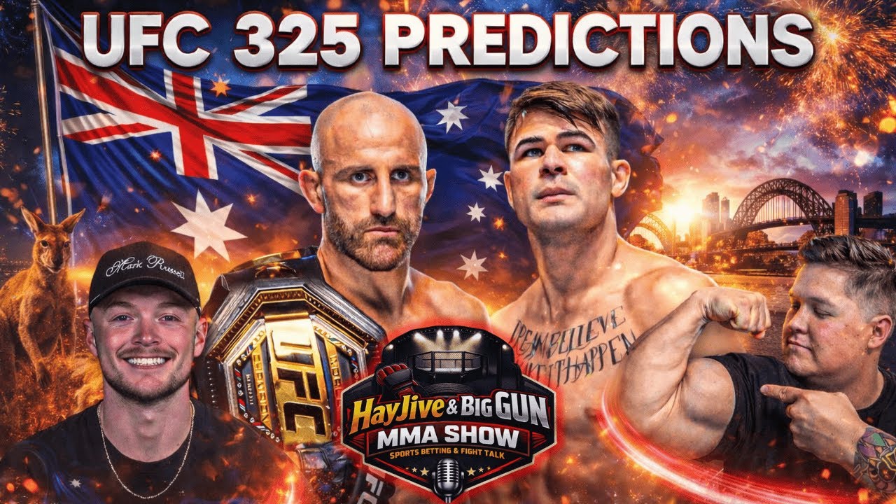 UFC 325 Volkanovski vs. Lopes 2 Predictions and Bets - Hayjive & Big Gun MMA Show Ep 2