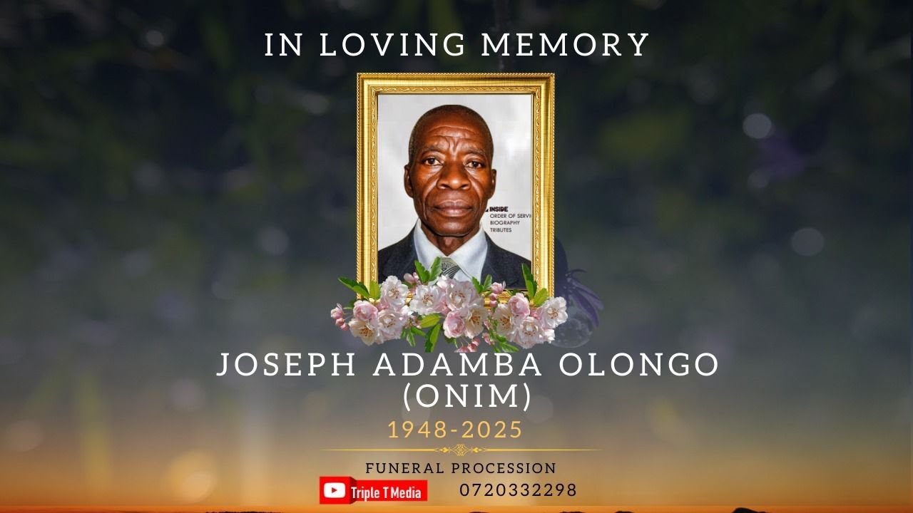 Joseph Adamba Olongo 1948- 2025|| Funeral Procession