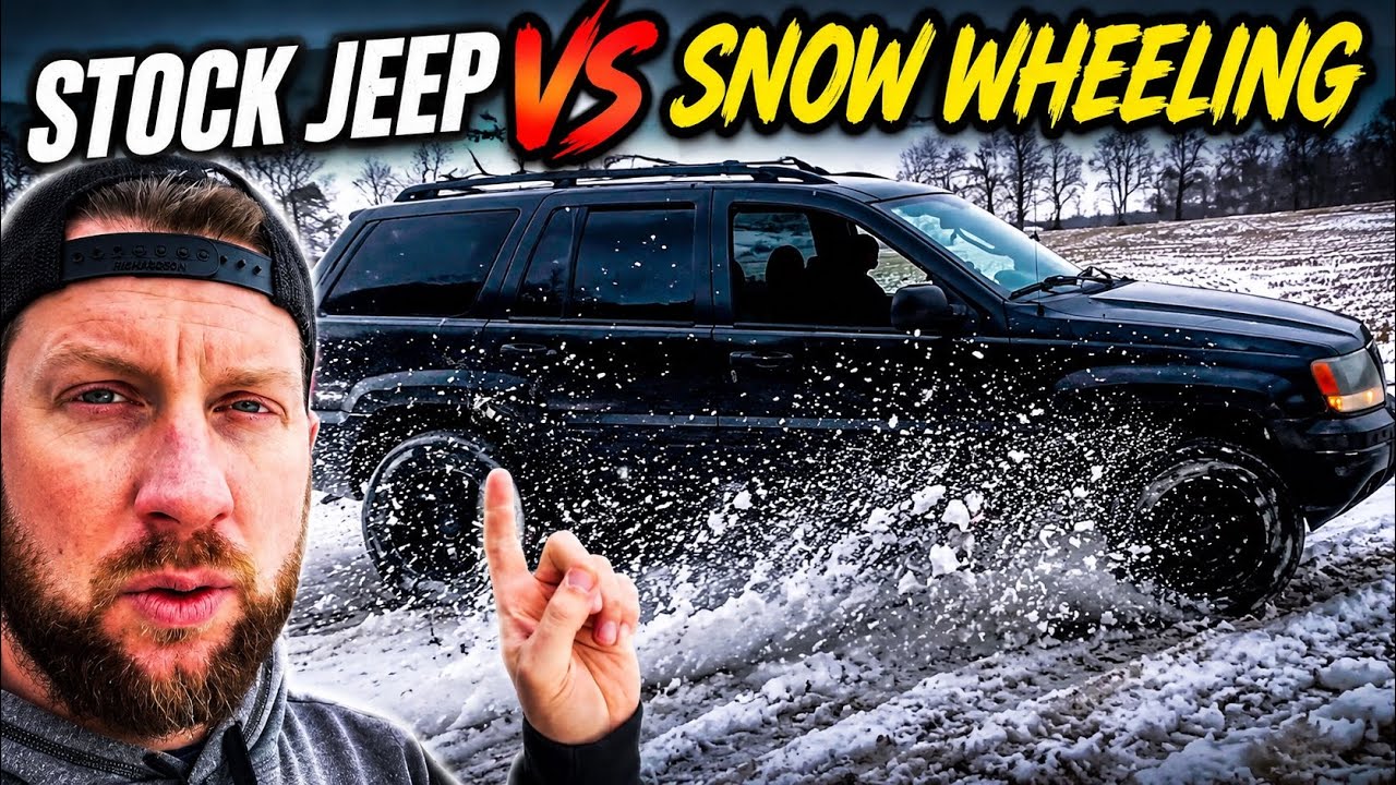 Off-Roading a BONE STOCK Jeep WJ - Impressive Results! #theblackiceproject #jeep #grandcherokee