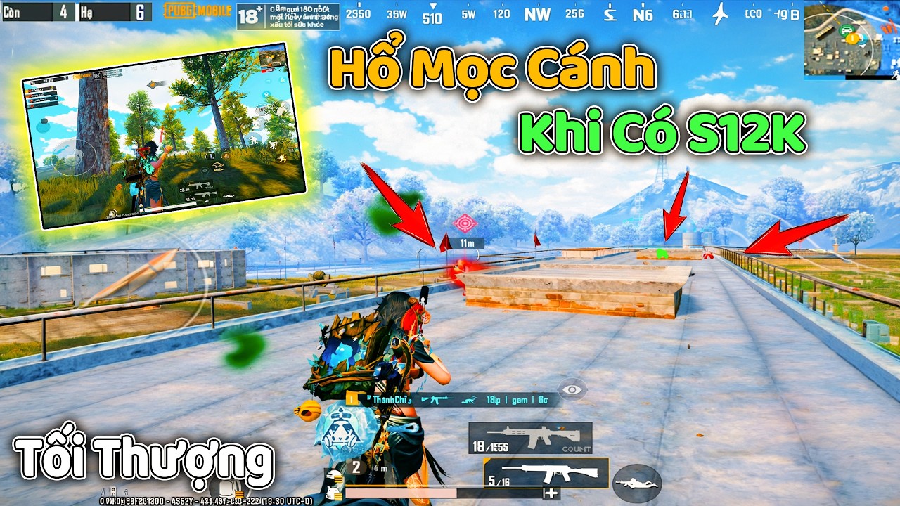 PUBG Mobile | CẦM S12K NHƯ HỔ THÊM CÁNH – TUẤNHC LÀM CHỦ TRẬN ĐẤU, ĐỊCH CHỈ BIẾT ĐỨNG NHÌN!