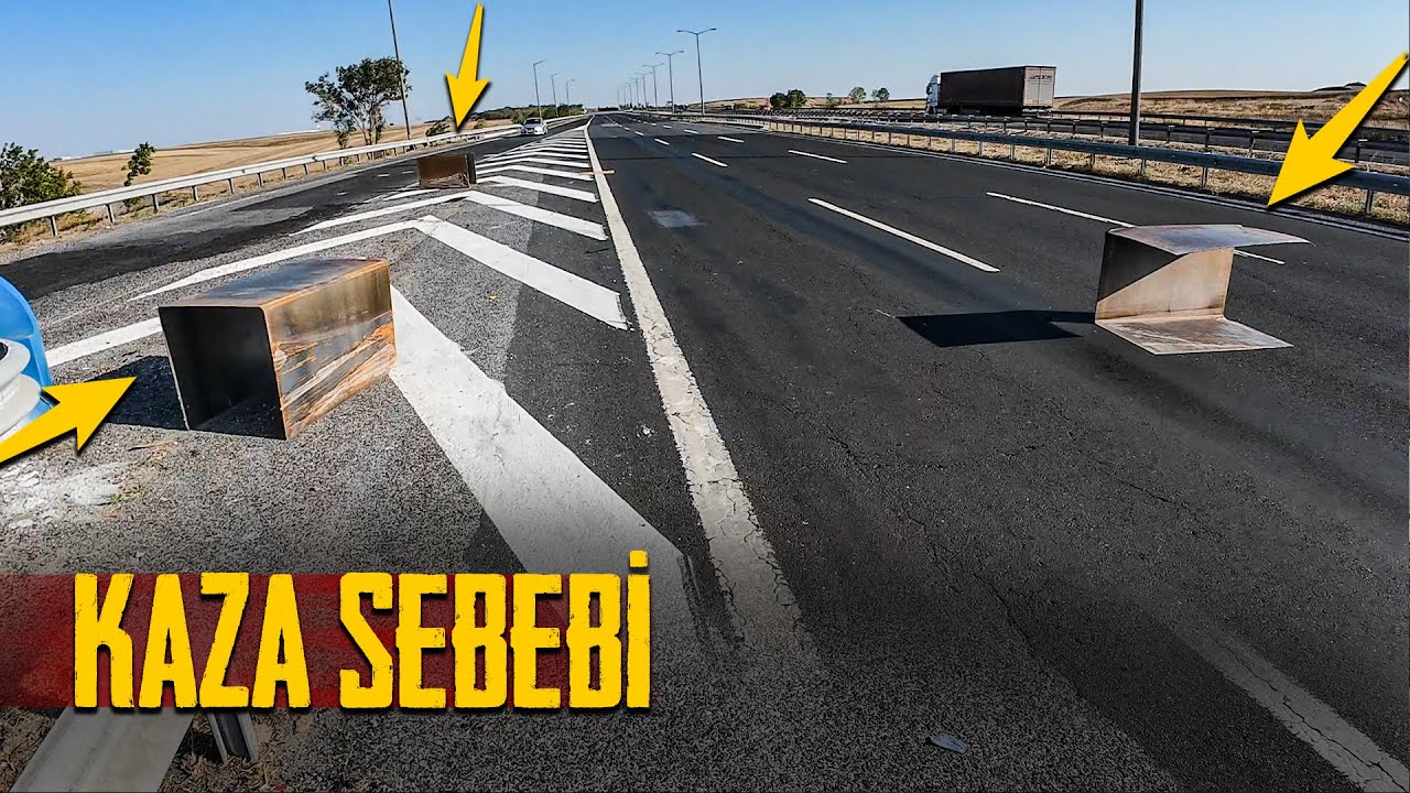 OTOBAN’A DEMİR BLOKLAR DÜŞÜRMÜŞLER |  SU YÜKLEDİM