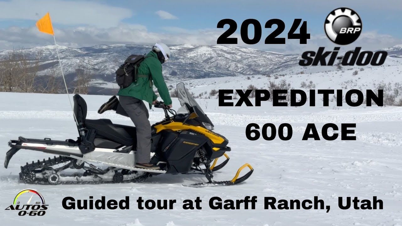 2024 SKI-DOO EXPEDITION 600 ACE, guided tour at Garff Ranch, Utah
