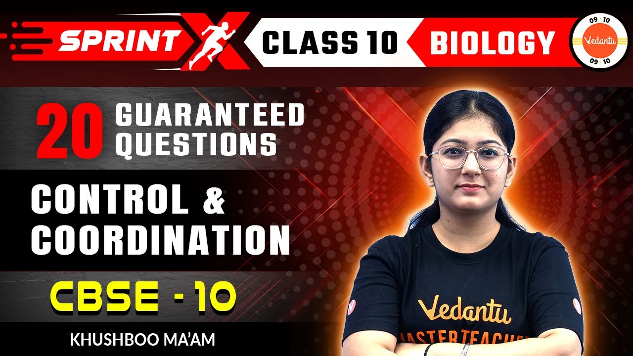 100% Guaranteed! 💯 20 Most Important Questions from Control And Coordination Class 10 🔥
