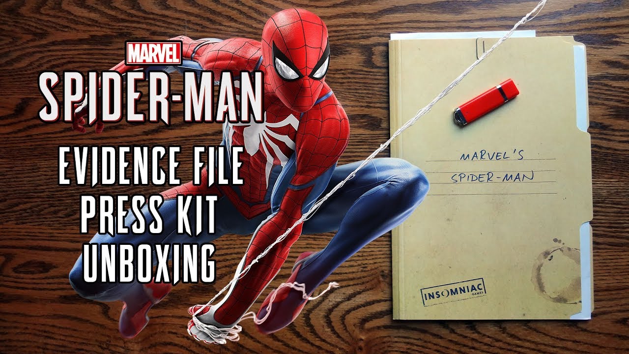 Marvel's Spider-Man Evidence File Press Kit Unboxing & Review