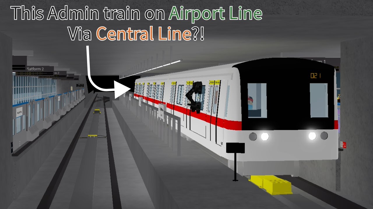 Roblox Delta Line Project | This admin train on Airport line via Central Line?! (DEX to BTE)