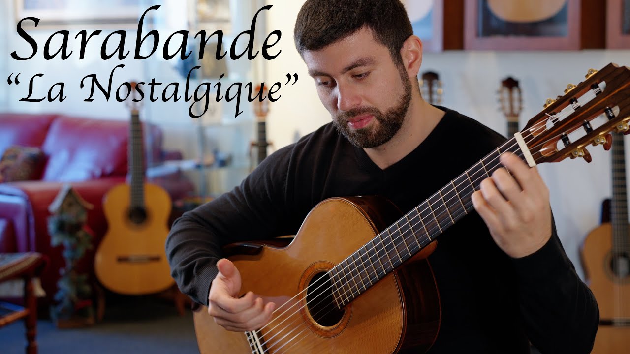 Auclair: Sarabande on a 630mm David Ryer Double Top Guitar