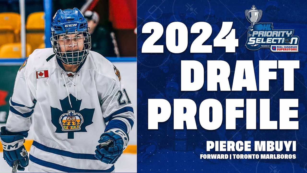 2024 #OHLDraft Prospect Profile: Pierce Mbuyi (Toronto Marlboros)