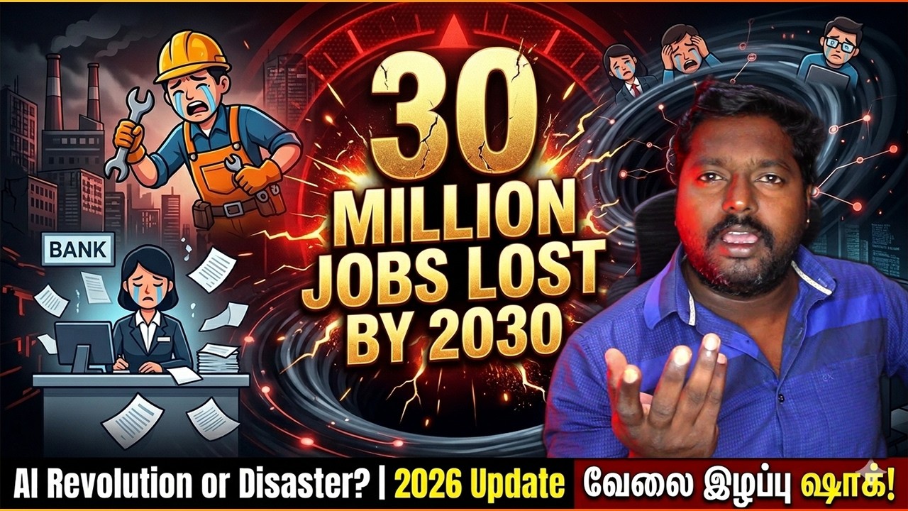 Al Replaced jobs | 2030 யில் 30 மில்லியன் வேலையை காலி பண்ண போது Al #ai