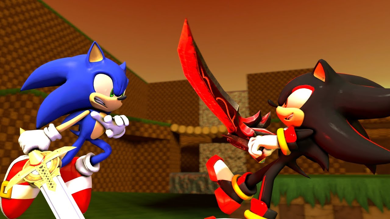 (April Fool's 2014) Sonic VS Shadow - The Duel