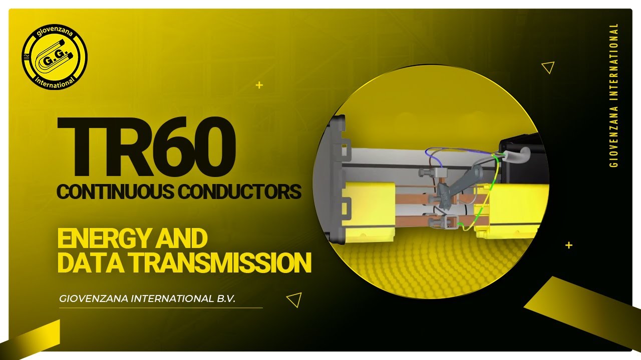 Energy and Data Transmission TR60 Continuous conductors - NOW AVAILABLE IN WHITE COLOR!