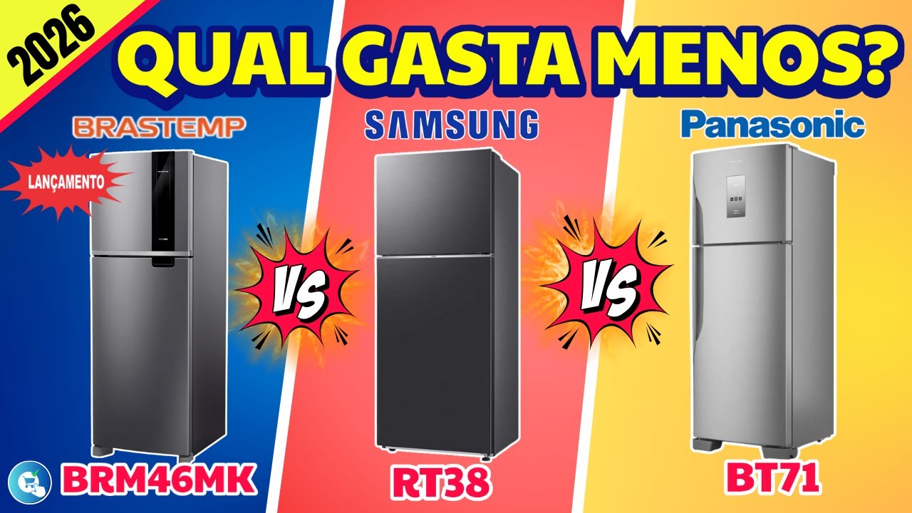A Nova GELADEIRA BRASTEMP INVERTER BRM46 Vence as já Econômicas Samsung RT38 e Panasonic BT71? VEJA!