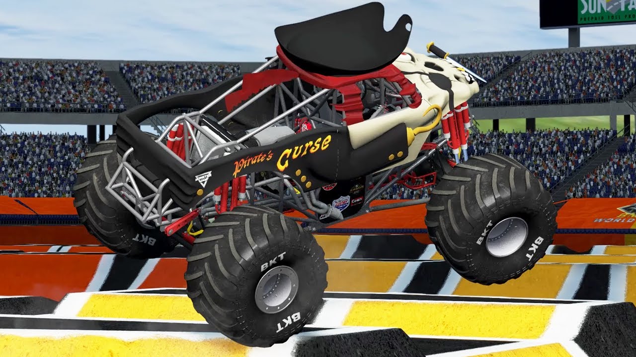 20 Truck BMTSL World Finals Freestyle - BeamNG.Drive Monster Jam