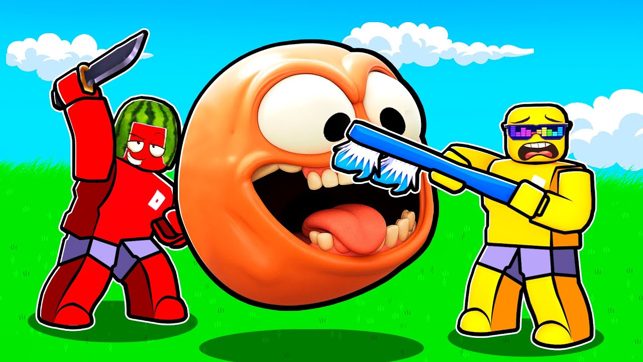 Stealing Their TEETH in ROBLOX GEF